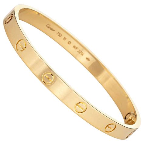 cartier love bracelet too small|authentic used cartier love bracelet.